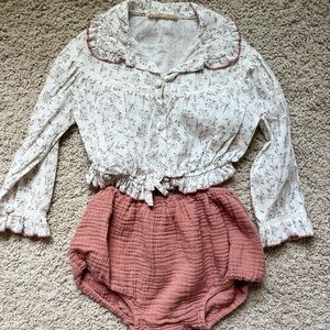 Fin & Vince Top with Little Cotton Clothes Bloomers